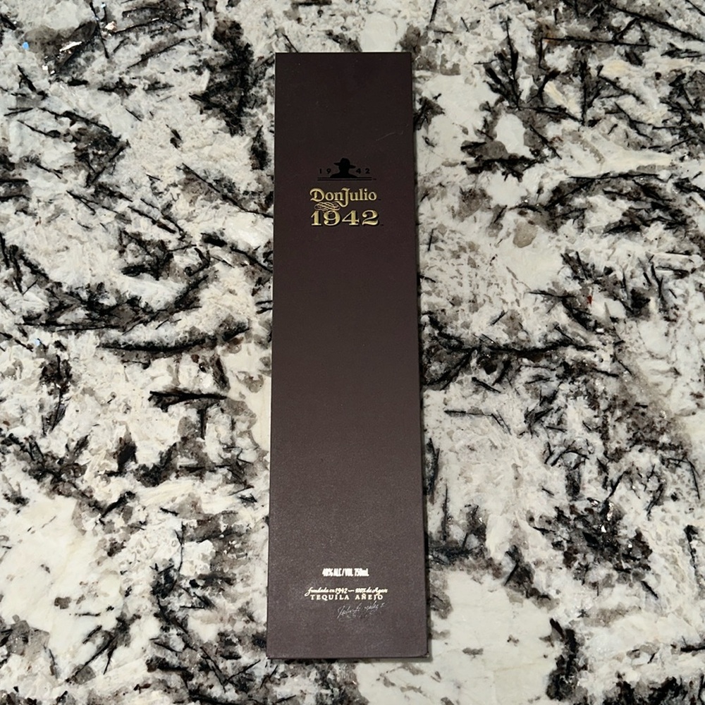 Don Julio 1942 Bottle With Box.